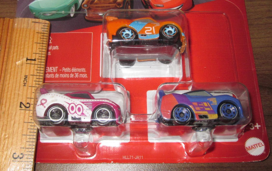 Disney Pixar Cars 2026 Mini Racers 3 Pack ~ Ryan, Barry DePedal, Flip Dover