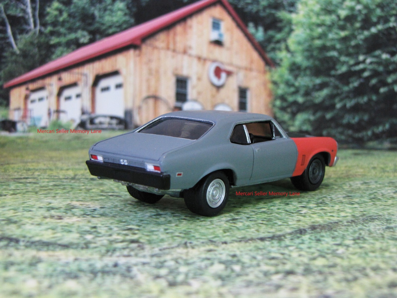 1968-1972 Chevy Nova SS Model Hot Rat Rod Muscle Drag Car Base 1:64 Scale