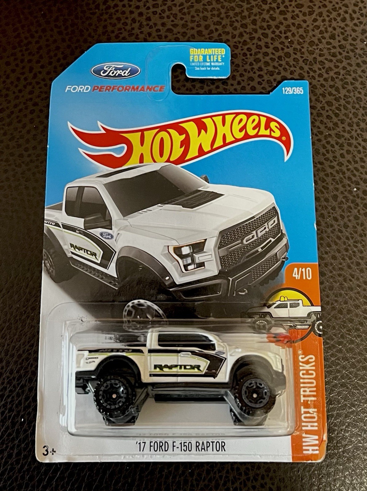 🏁 Hot Wheels White ’17 FORD F-150 RAPTOR HW Hot Trucks 🏁