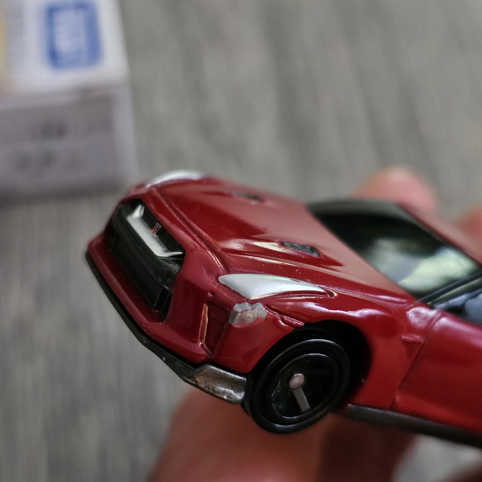 Tomica 4D 01 Nissan GT-R Vibrant Red Read Description