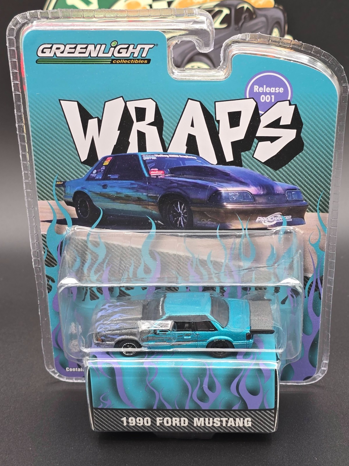 GreenLight Collectibles 1990 Ford Mustang Fox Body WRAPS LIMITED EDITION
