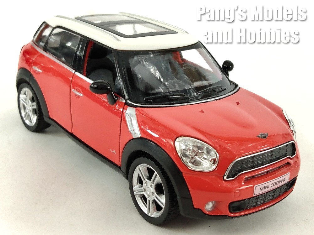 5 Inch Mini Cooper Countryman S 1/34 Scale Diecast Model by Unifortune – RED