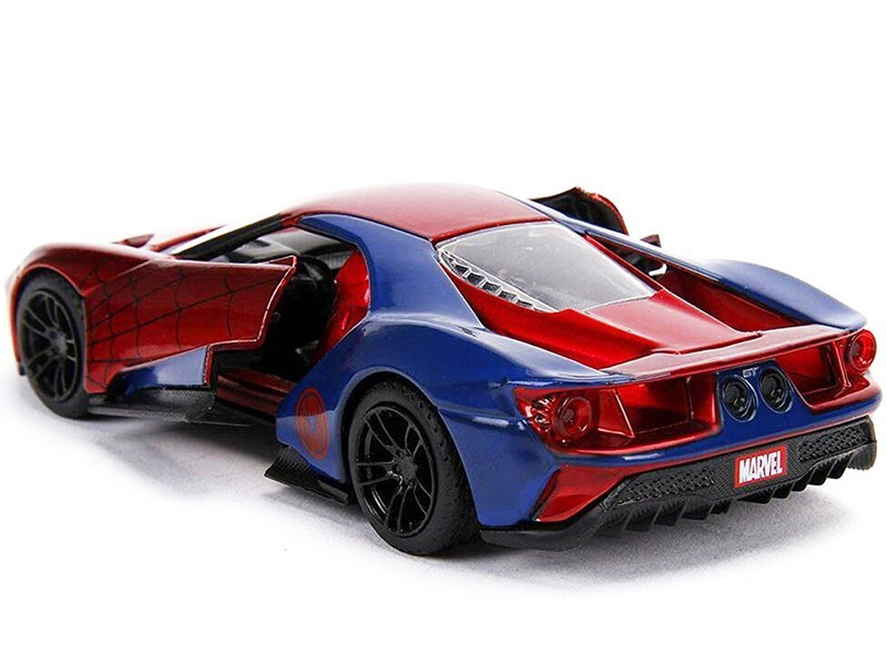 2017 FORD GT “SPIDER-MAN” THEME 1/32 DIECAST METAL CAR BY JADA 30291