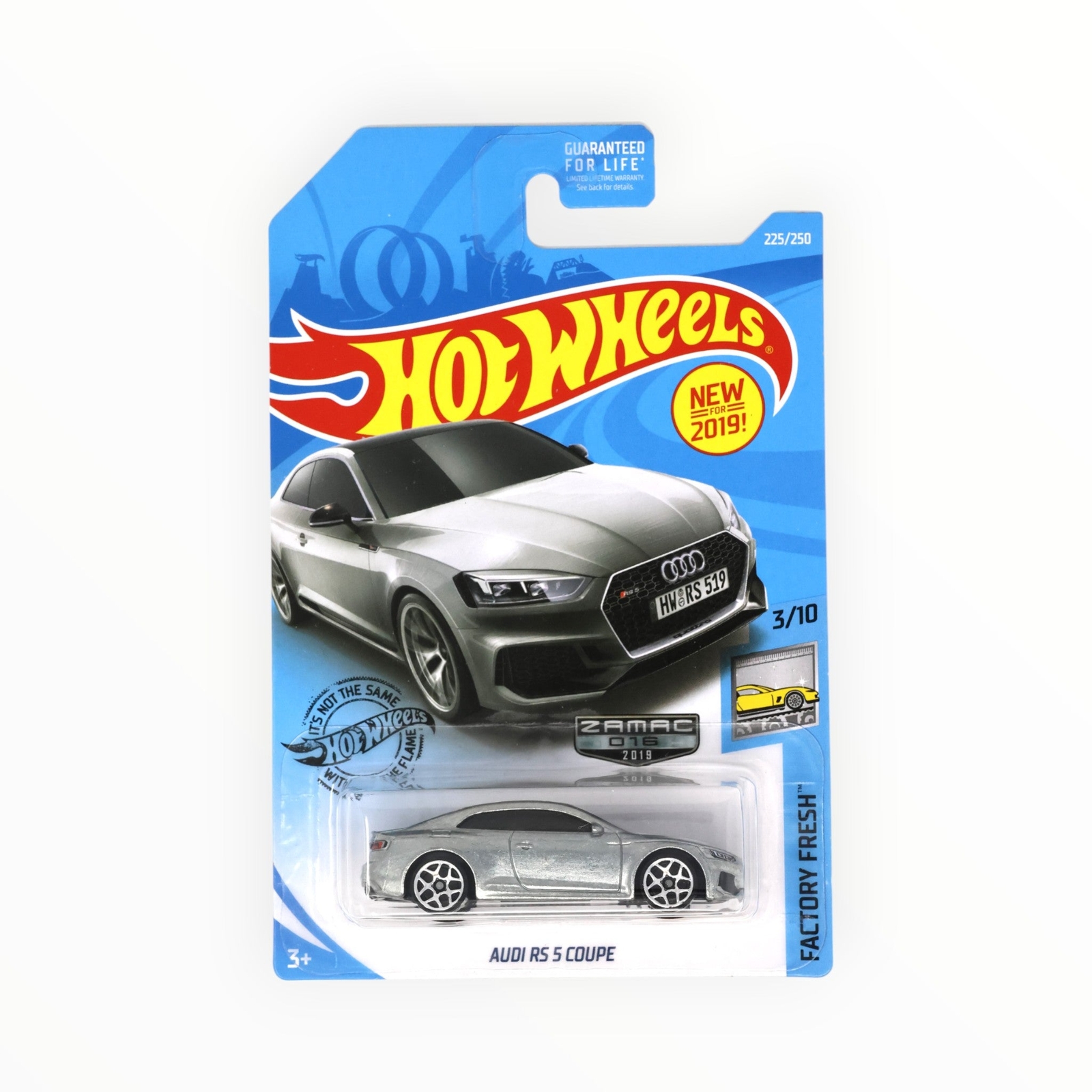 Hot Wheels Audi RS 5 Coupé 225/250 – ZAMAC – 2019 Mainline A