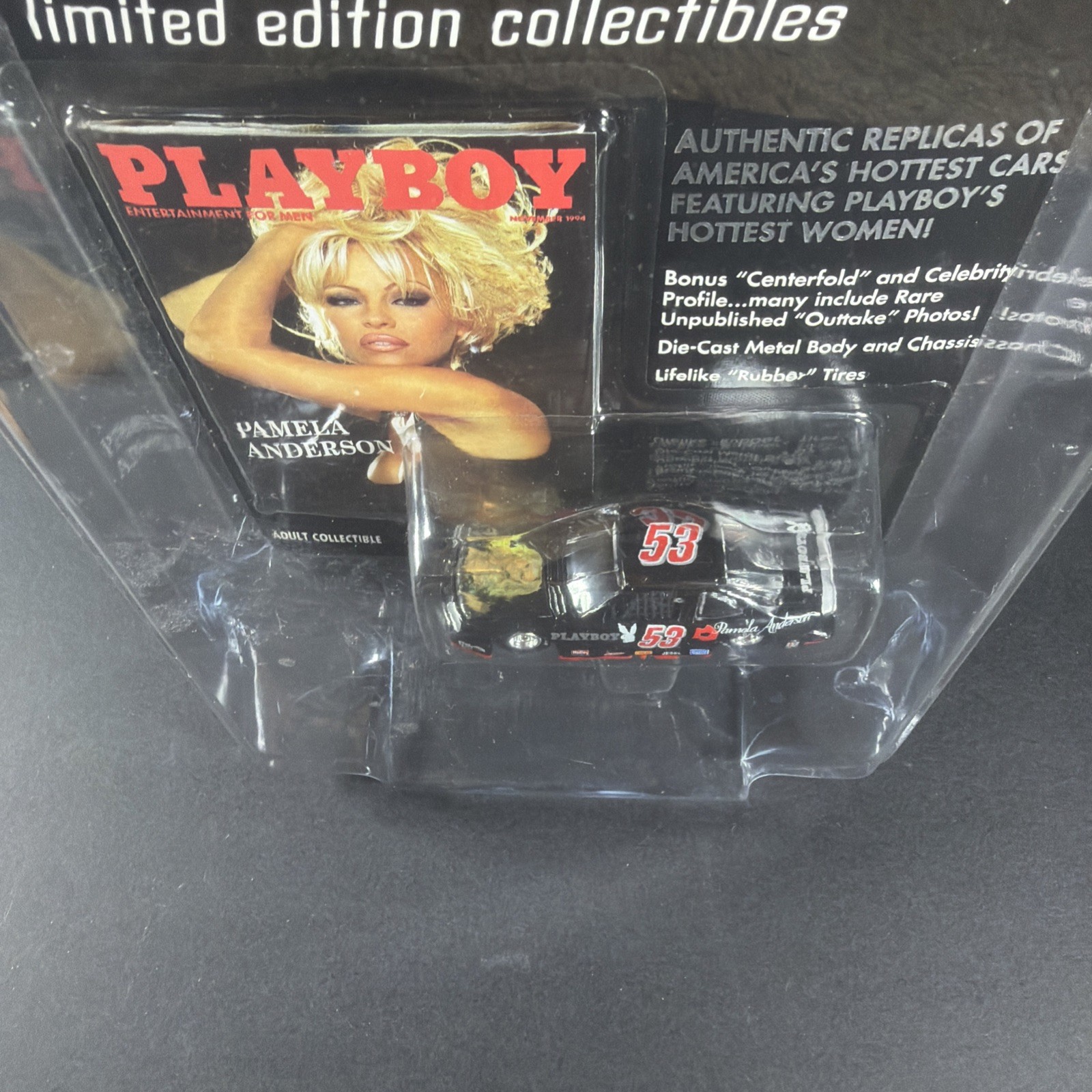 Playboy Pamela Anderson 53 Diecast Celebrity Car Protech Case