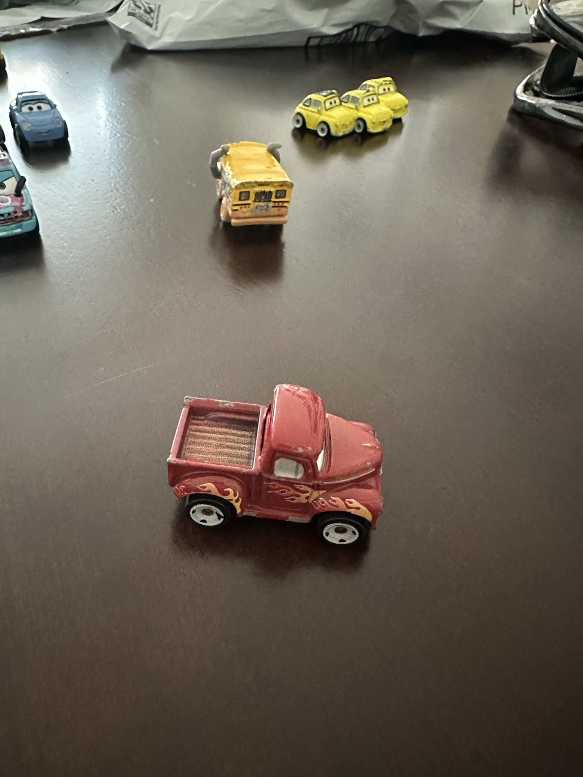 Disney Pixar Cars Hot Rod Smokey Flames Mini Racers