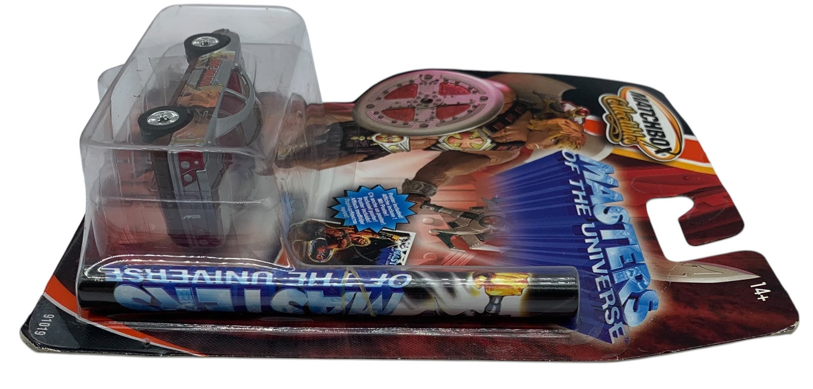 Vtg Matchbox Collectibles Masters Of The Universe He-Man Die Cast Silver Car ‘02
