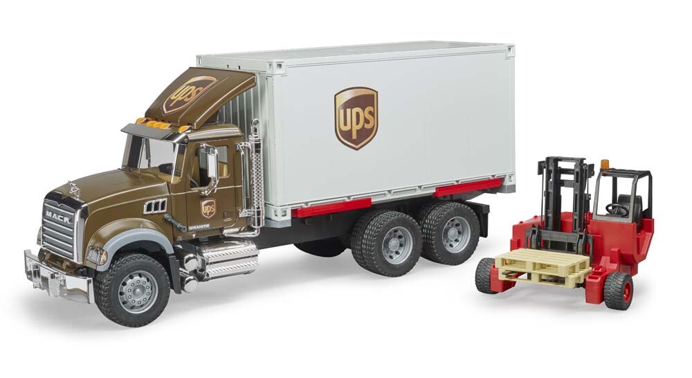 Bruder Toys Tandem Axle Tipping Trailer with Removable Top