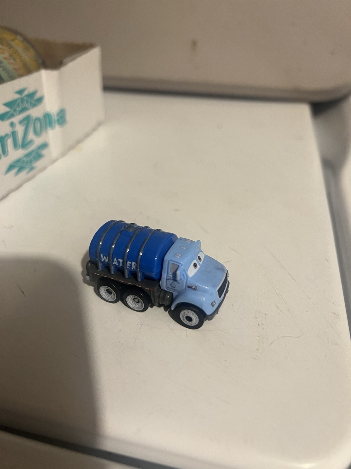 Disney Pixar Cars Mini Racer Mr. Drippy Water Tanker Truck Demolition Derby 2017