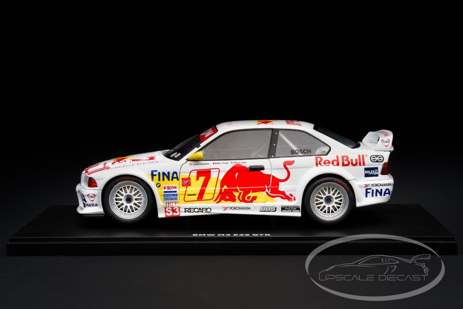 Werk83 1/18 BMW M3 GTR (E36) #7 24h Daytona 1997 Said Duez Quester Red Bull NEW