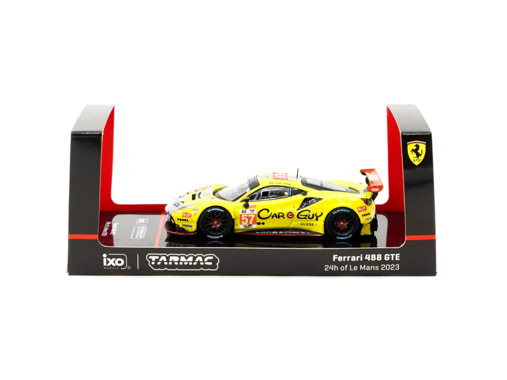 TARMAC WORKS – YELLOW – FERRARI 488 GTE 24H LE MANS 2023 – CAR GUY