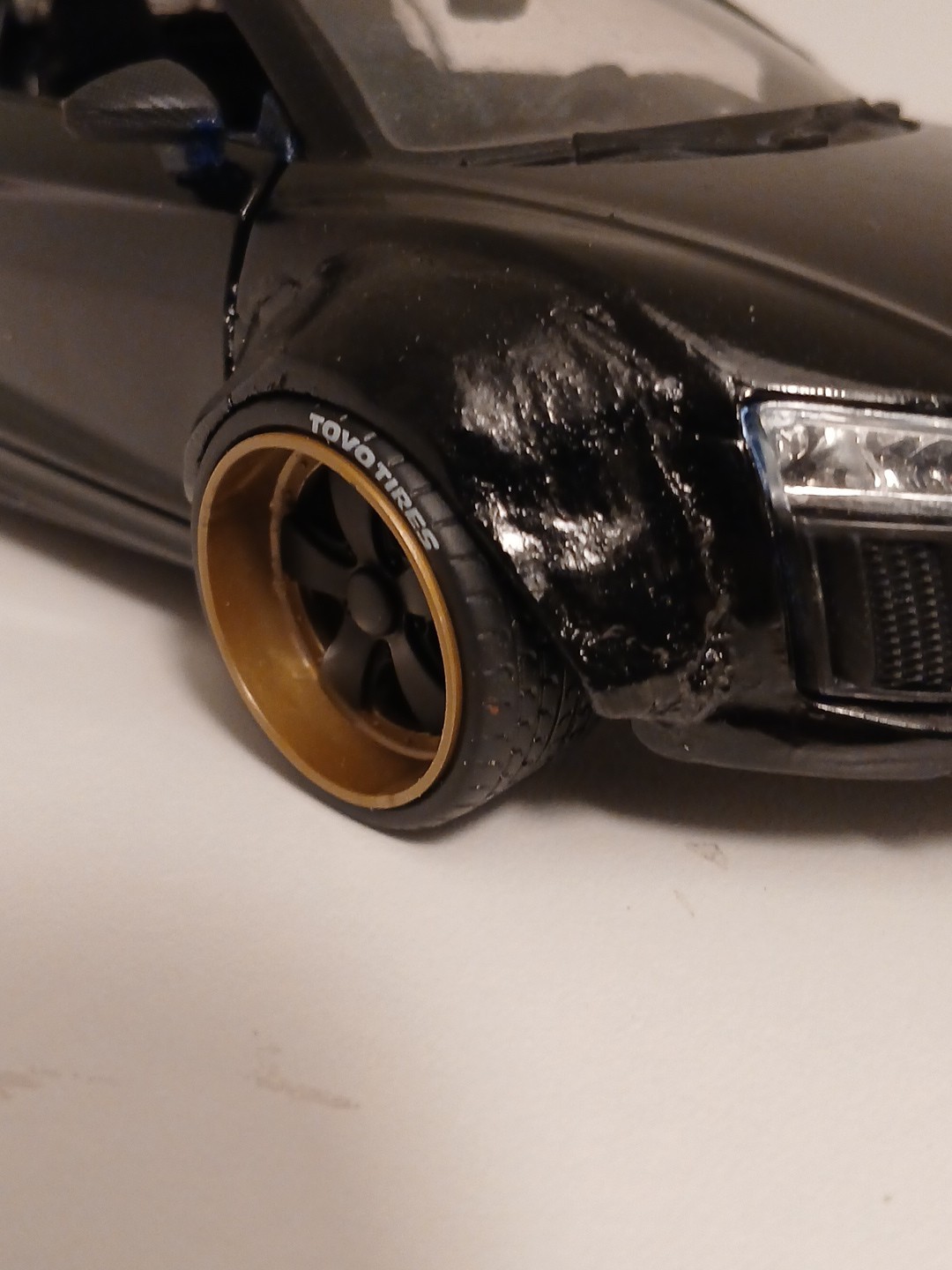 1 24 Maisto CUSTOM Built And Painted widebody Audi R8 V10 Plus READ DESC