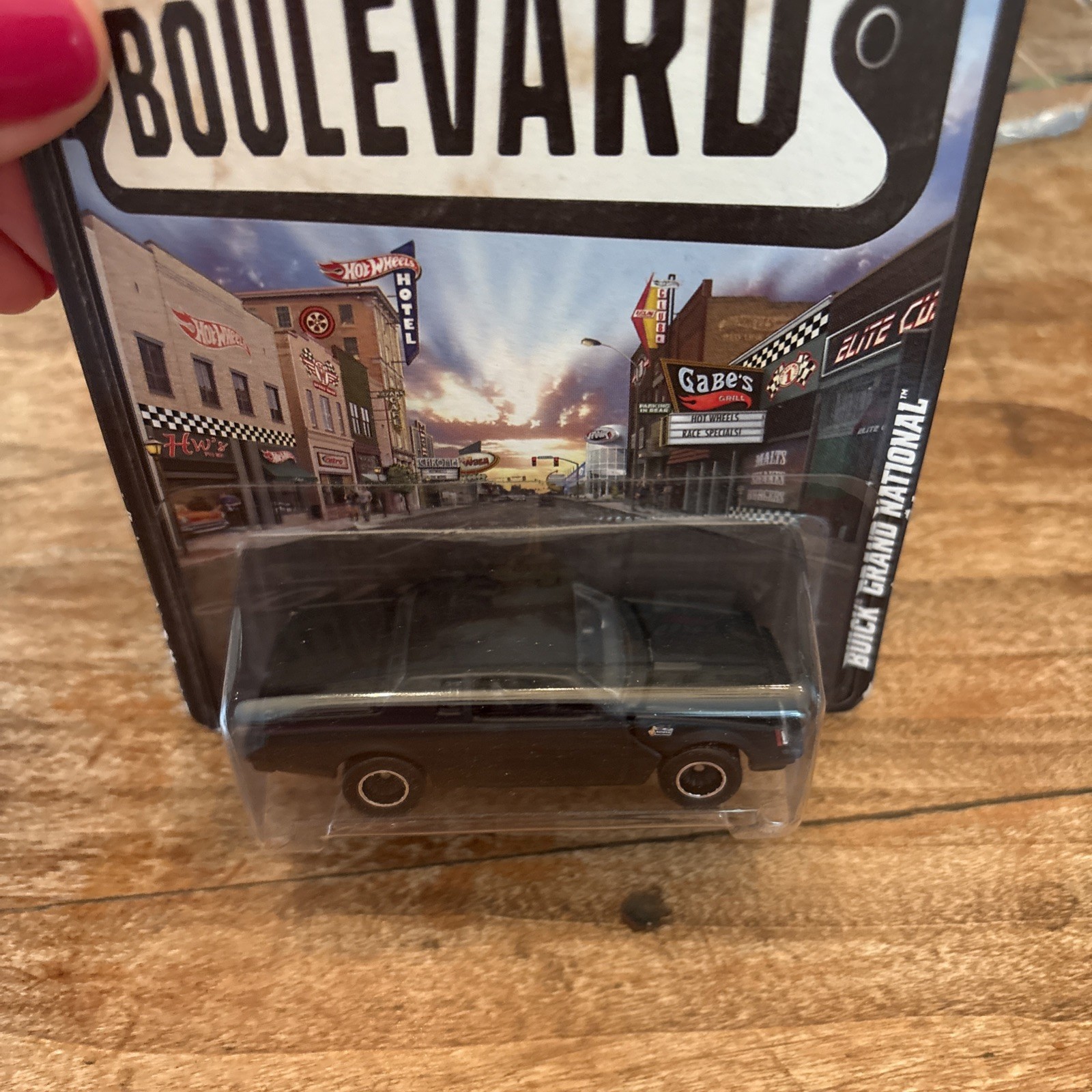 Hot Wheels Boulevard Ahead of Its Time Real Riders Buick Grand National Black