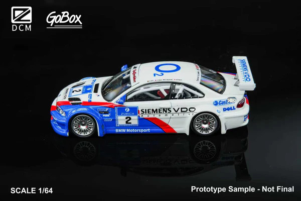 DCM & GOBOX 1:64 BMW M3 GTR E46 Siemens #2