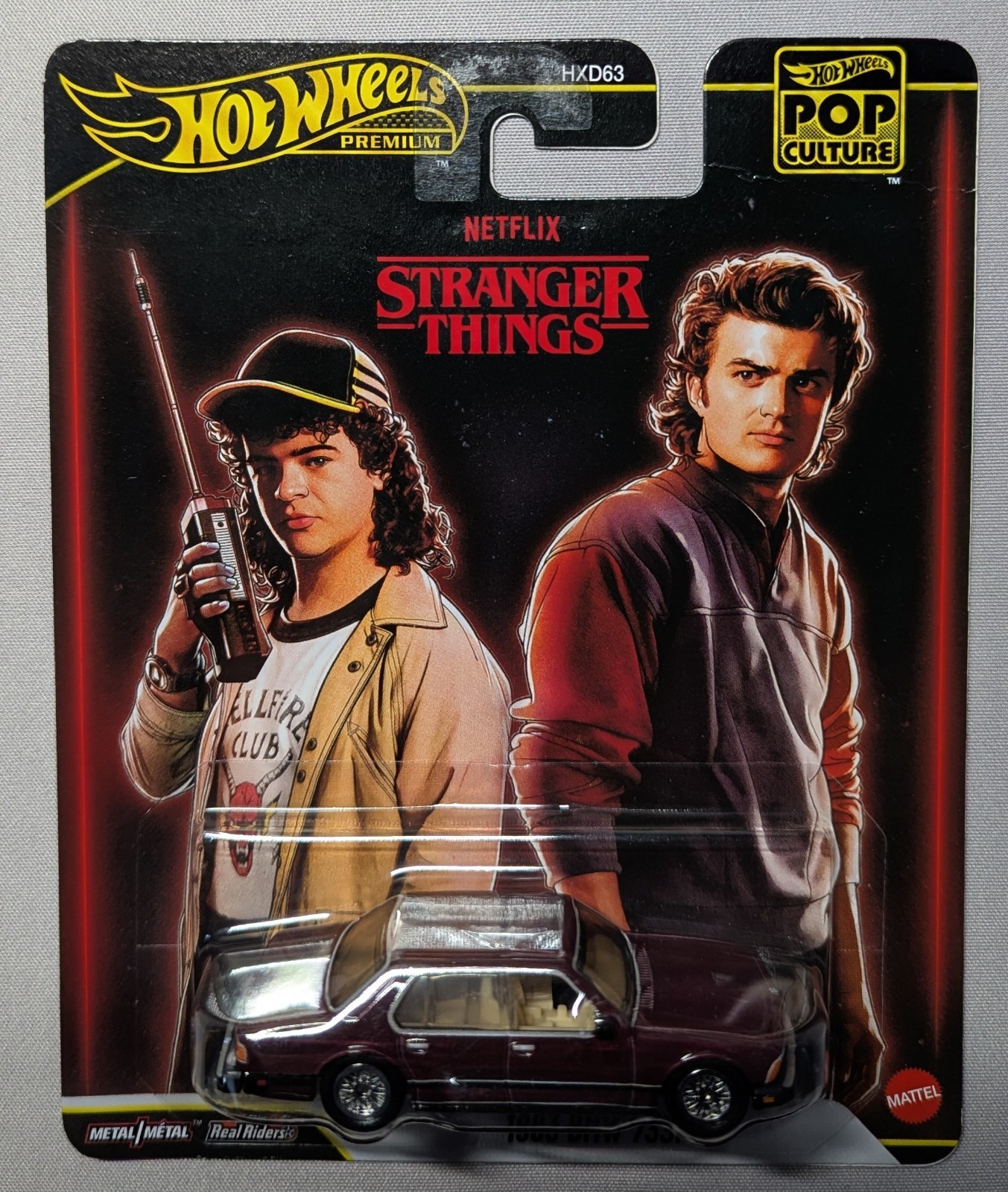 Hot Wheels Premium 2025 Pop Culture Stranger Things 1983 BMW 733i Diecast Car