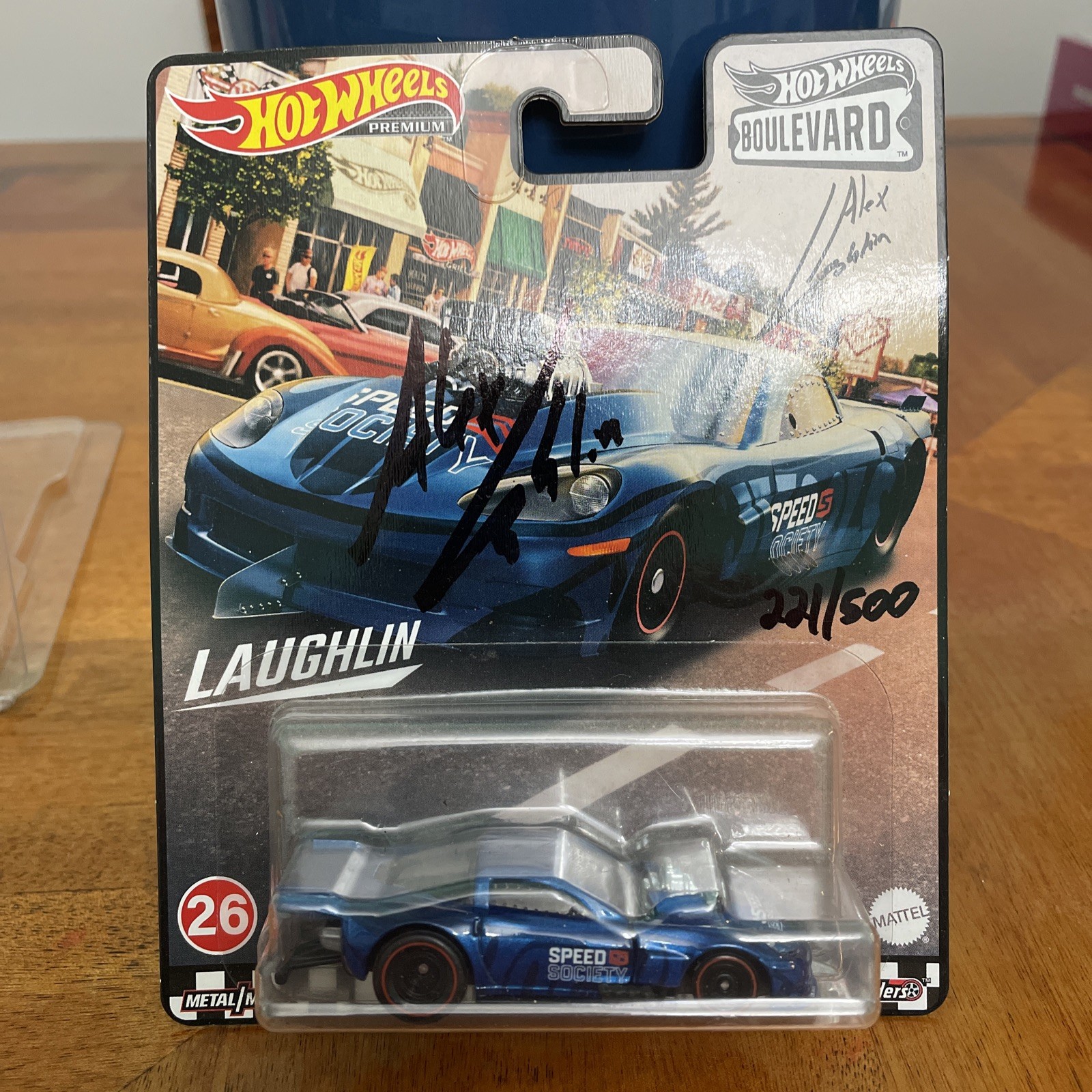 HOT WHEELS PREMIUM 2022 BOULEVARD SERIES ’12 CORVETTE Z06 DRAG RACER – Signed!
