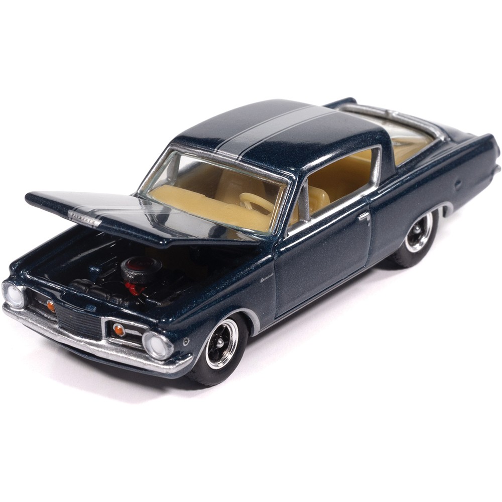 1965 Plymouth Barracuda Formula S – Dark Blue Poly w/Silver Stripe