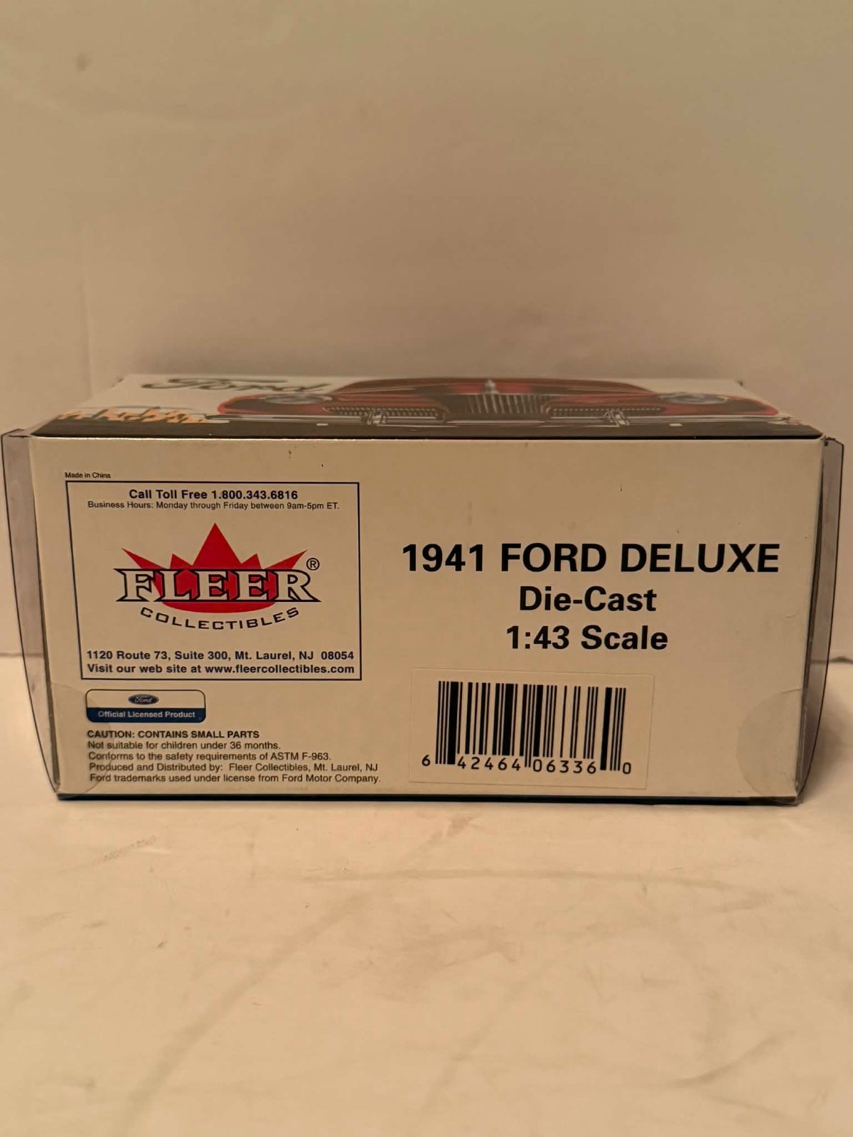 1941 Ford Two Door Sedan Fleer 1:43 Die-Cast in Box – PICK YOUR COLOR!!! NIB