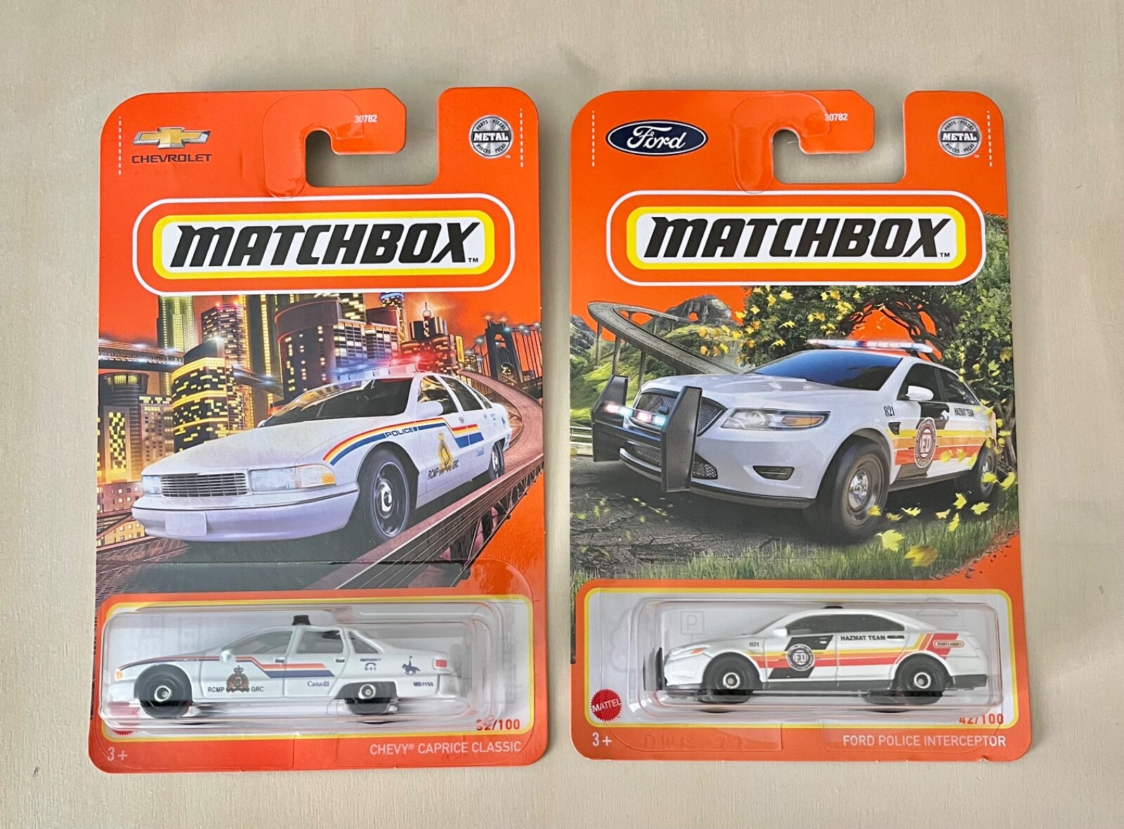 Matchbox Police & Fire Lot of 4 New