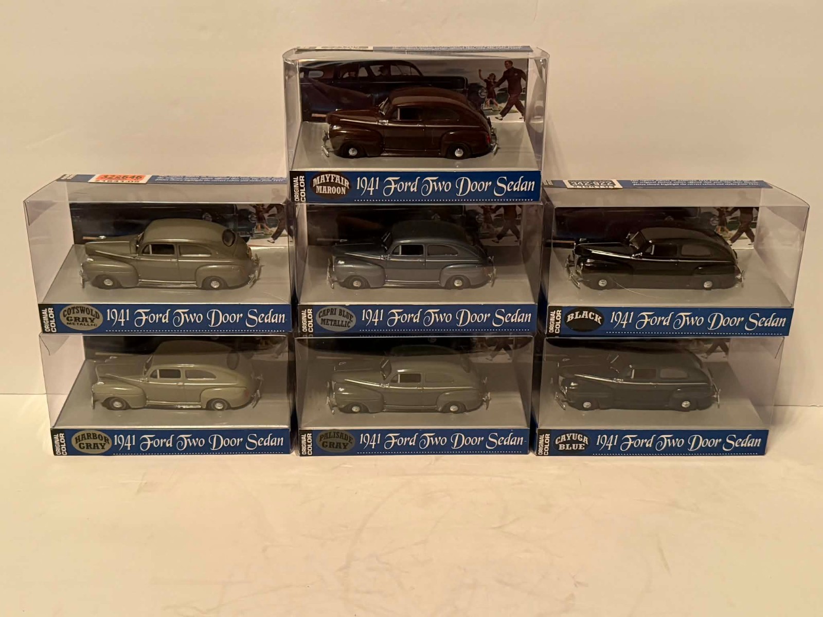 1941 Ford Two Door Sedan Fleer 1:43 Die-Cast in Box – PICK YOUR COLOR!!! NIB