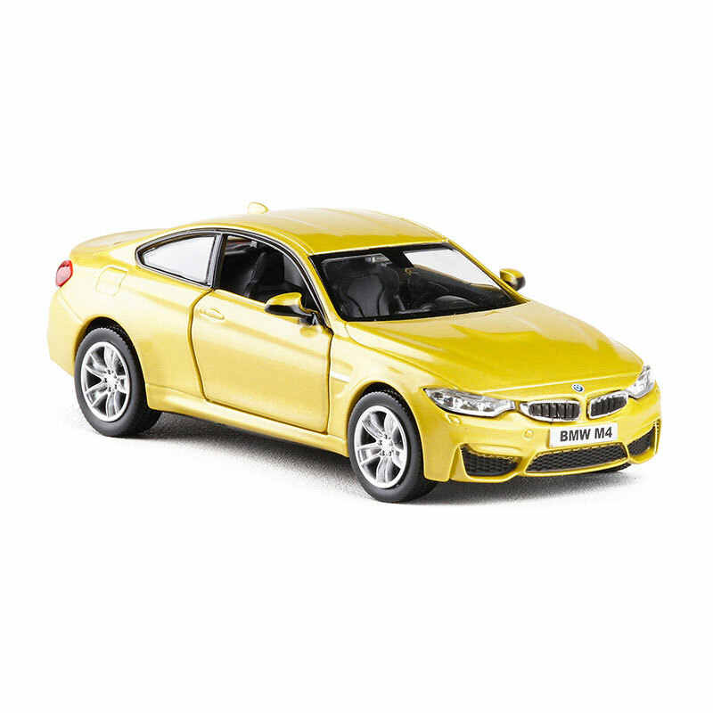 1/36 Scale M4 Model Car Metal Diecast Toy Cars Boys Toys for Kids Gifts Gold