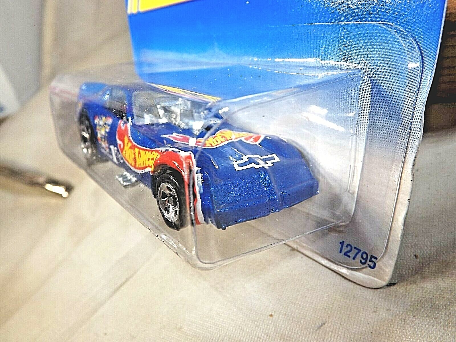 1995 Hot Wheels #277 Race Team Series 3/4 SIDE-SPLITTER Blue w/Chrome 5 Sp-Varia