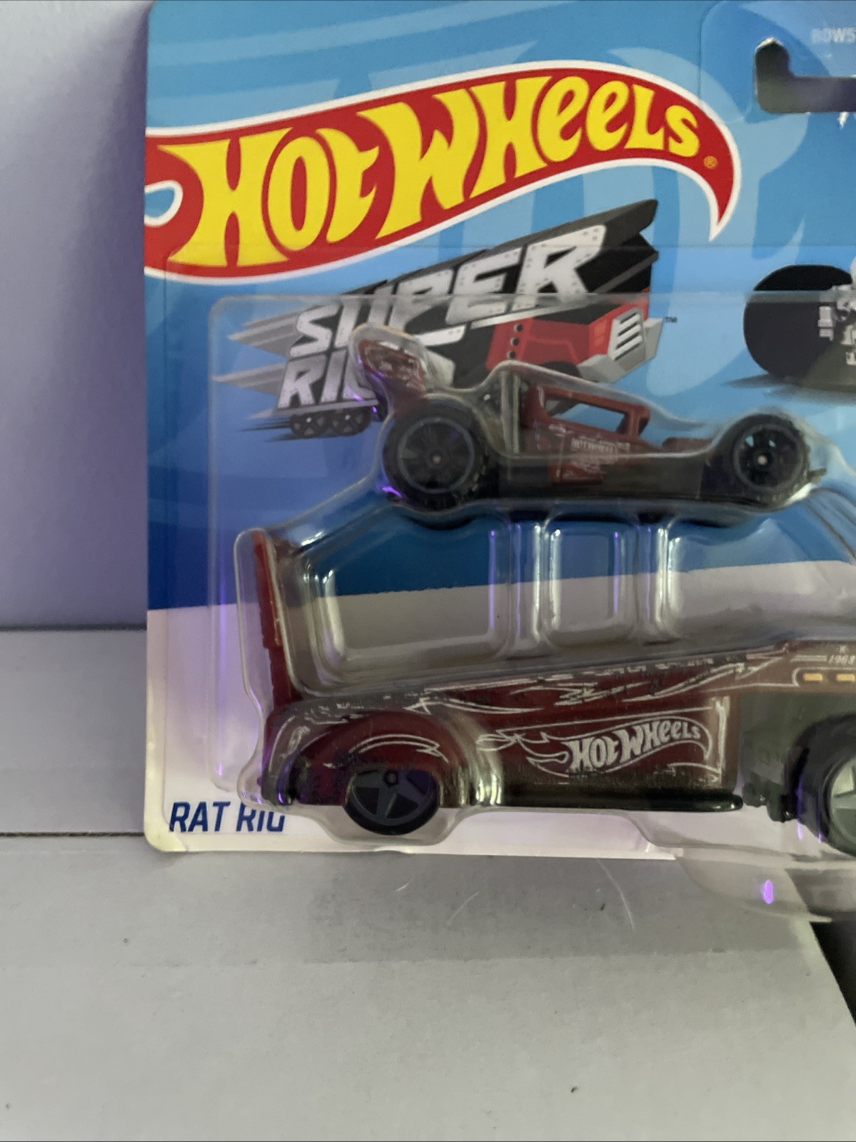 2022 HOT WHEELS SUPER RIGS – RAT RIG – RAT ROD SEMI TRUCK AND CAR – 1:64 