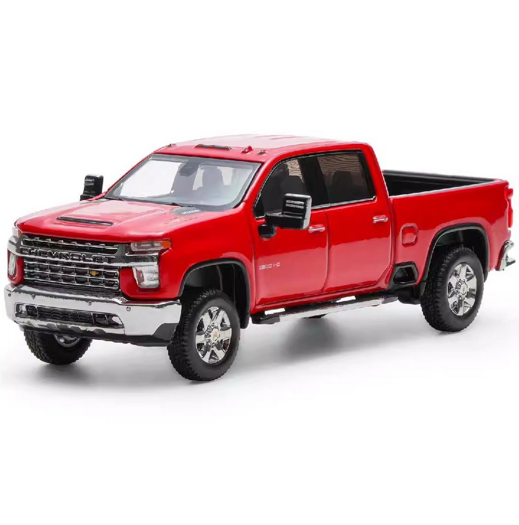 SMC 1/64 CHEVY SILVERADO PICK UP TRUCK Die Cast -SILVER-