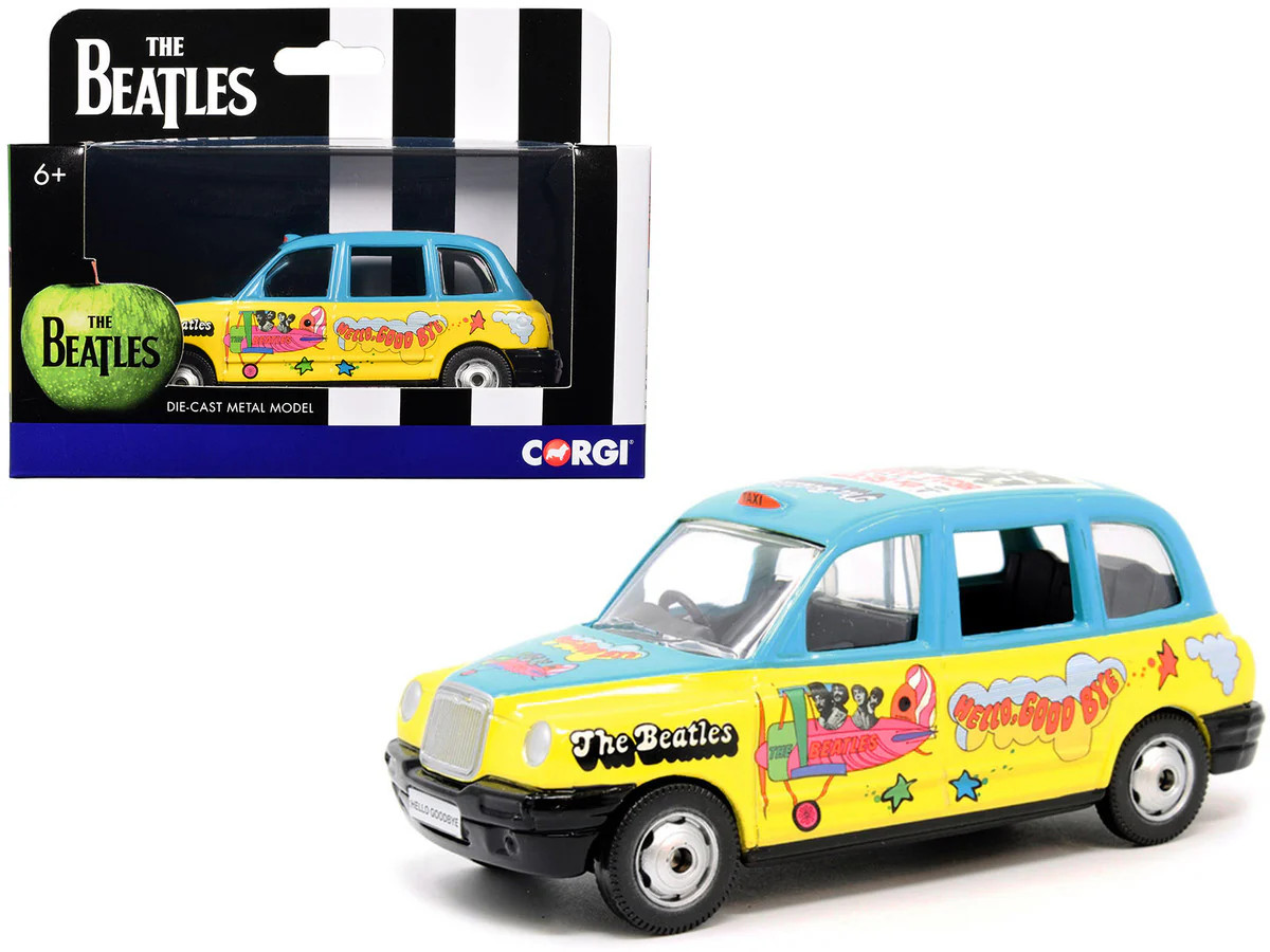 The Beatles London Taxi RHD (Right Hand Drive) “Hello Goodbye” Blue and Yellow