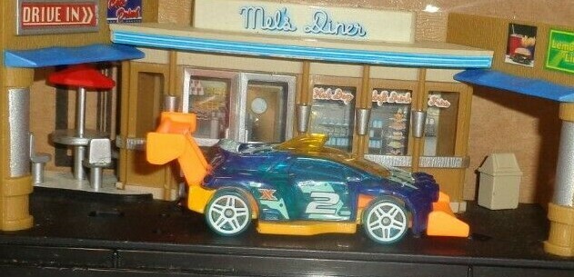 HOT WHEELS Loose Rising Heat (Clear Blue Version)