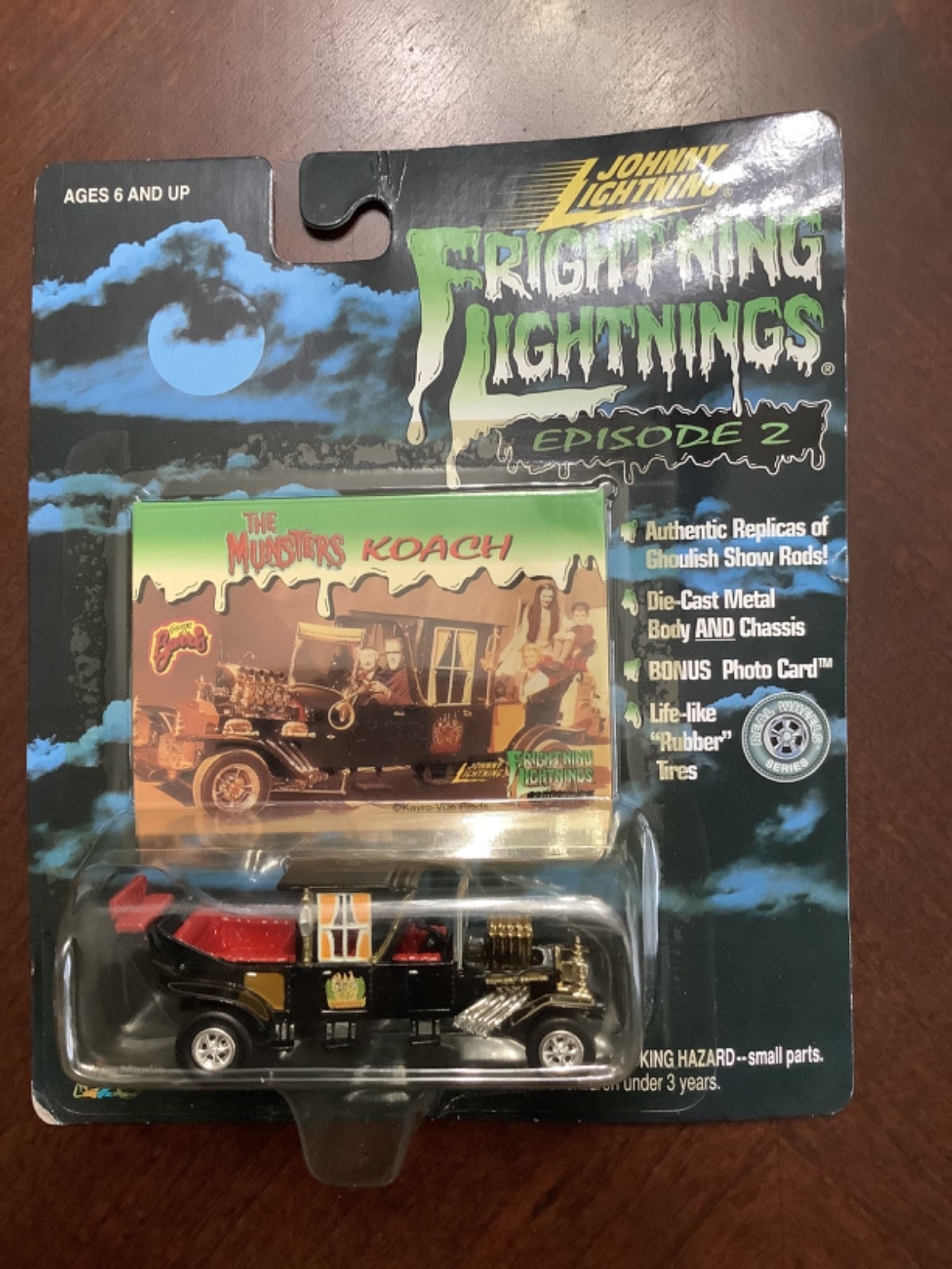 Johnny Lightning “Fright’ning Lightnings” from The Munsters TV show, 4pieces