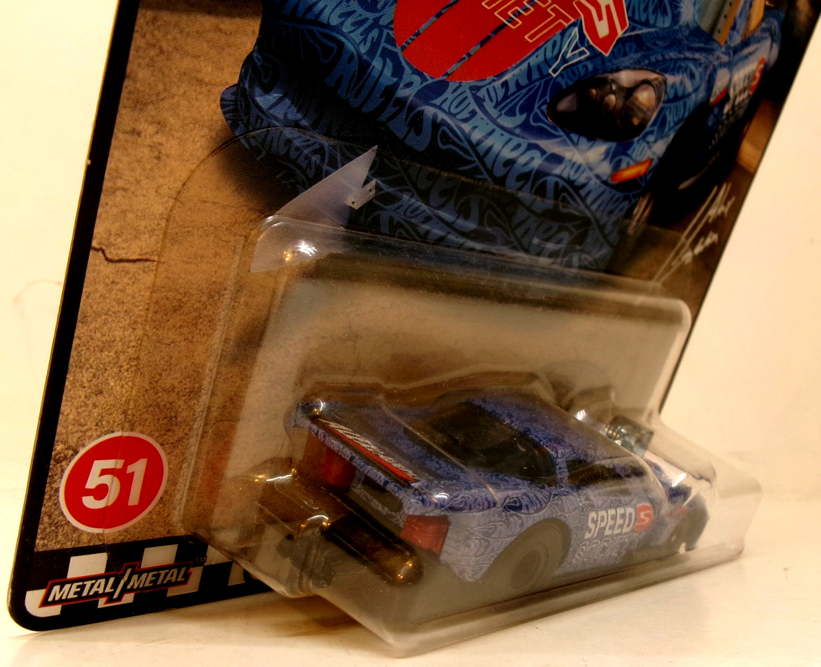 2022 HOT WHEELS 1:64 PREMIUM BOULEVARD #51 BLUE ’12 CORVETTE Z06 DRAG RACER