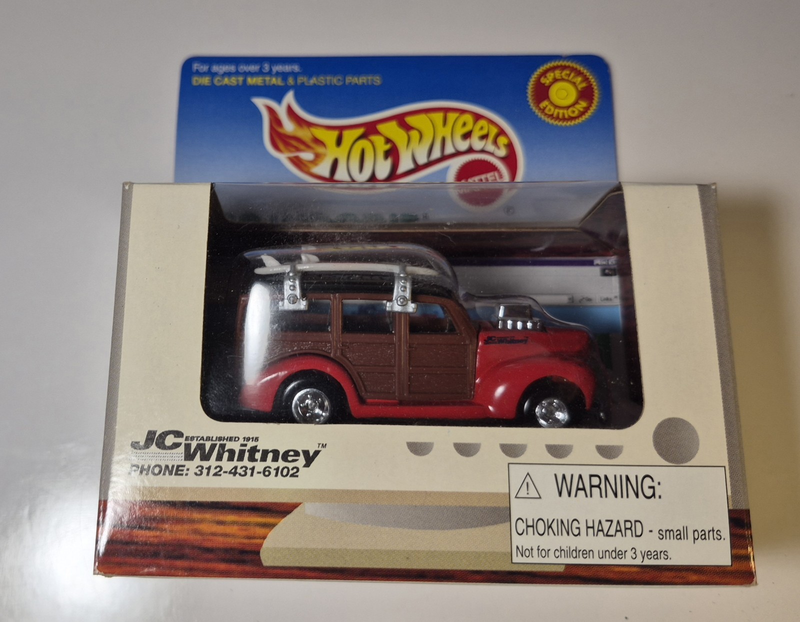 ✨️Hot Wheels Jc Whitney 40s Woody 1999 Limited Edition