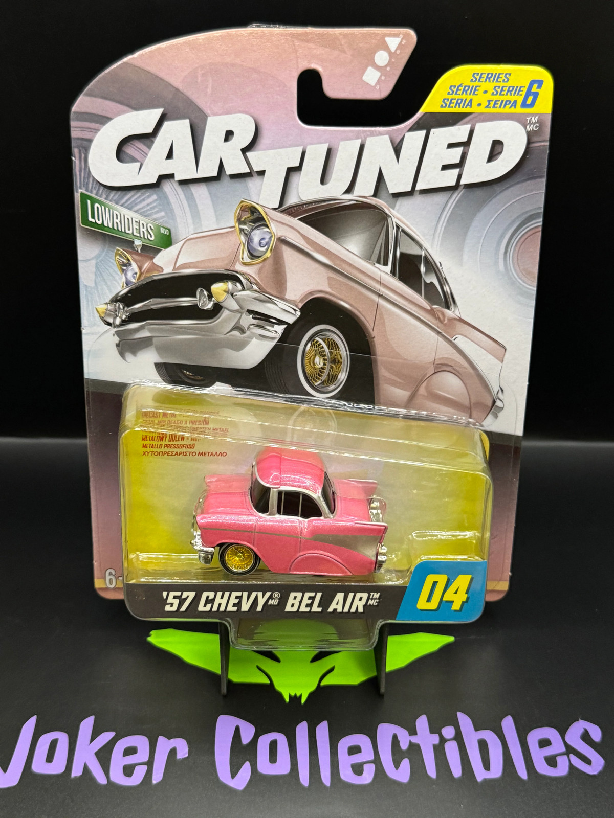 CarTuned Series 6 Hobby Exclusives ’57 Chevy Bel Air Lowriders # 04 Car Tuned