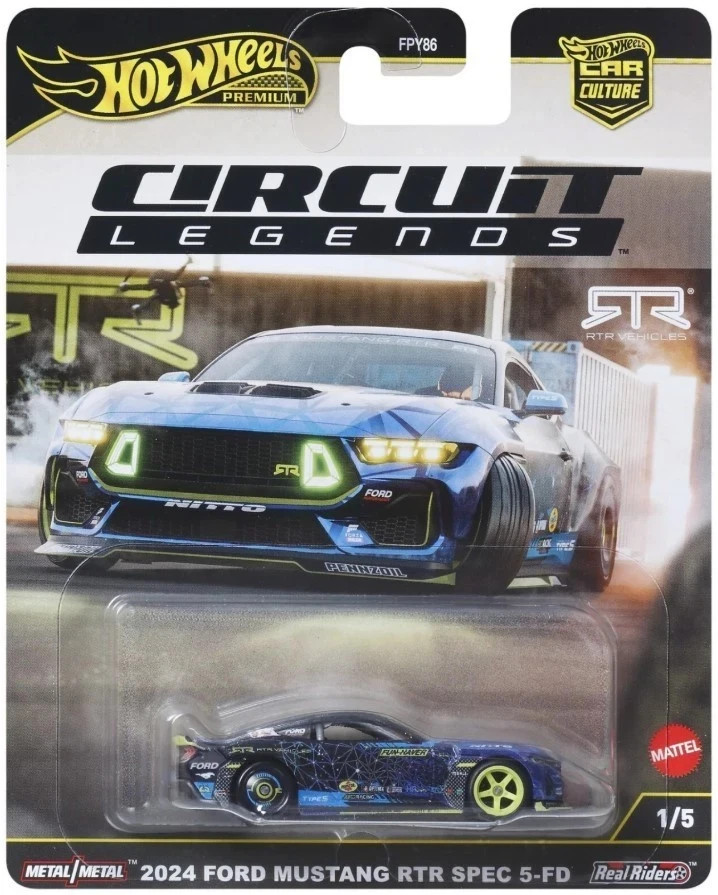 Hot Wheels Car Culture Circuit Legends JBK48 2024 FORD MUSTANG RTR SPEC-5-FD