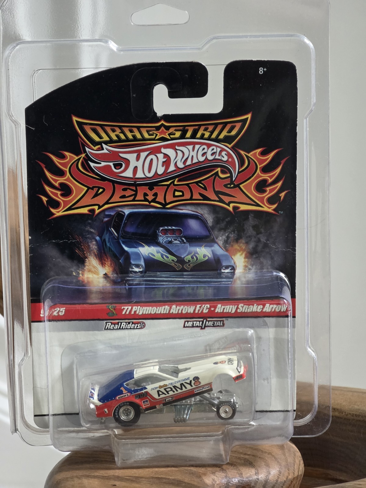 Hot Wheels Drag Strip Demons ’77 Plymouth Arrow F/C Army Snake Arrow 1:64