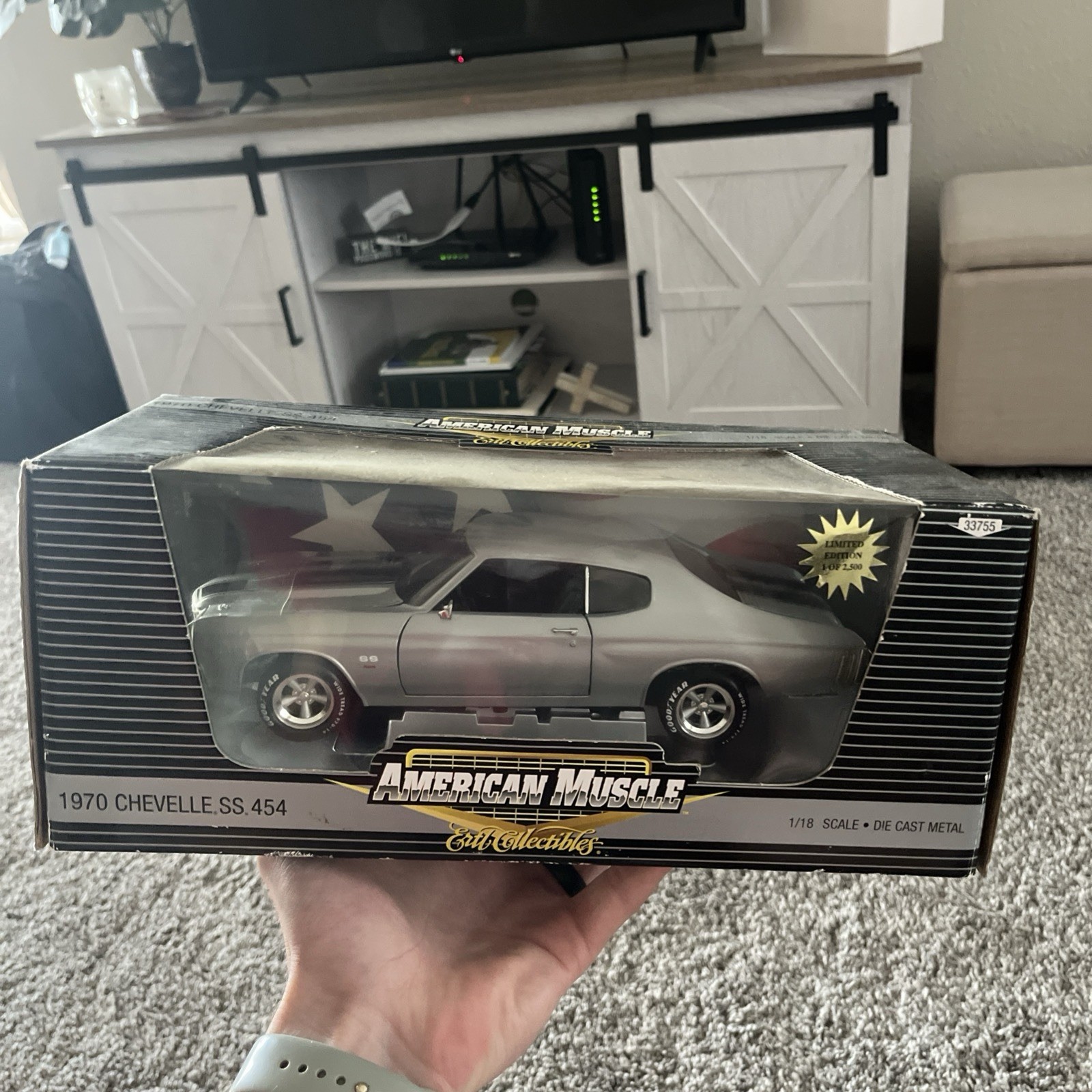 Ertl American Muscle 1970 Chevy Chevelle SS 454 1:18 Scale Diecast Car LE New