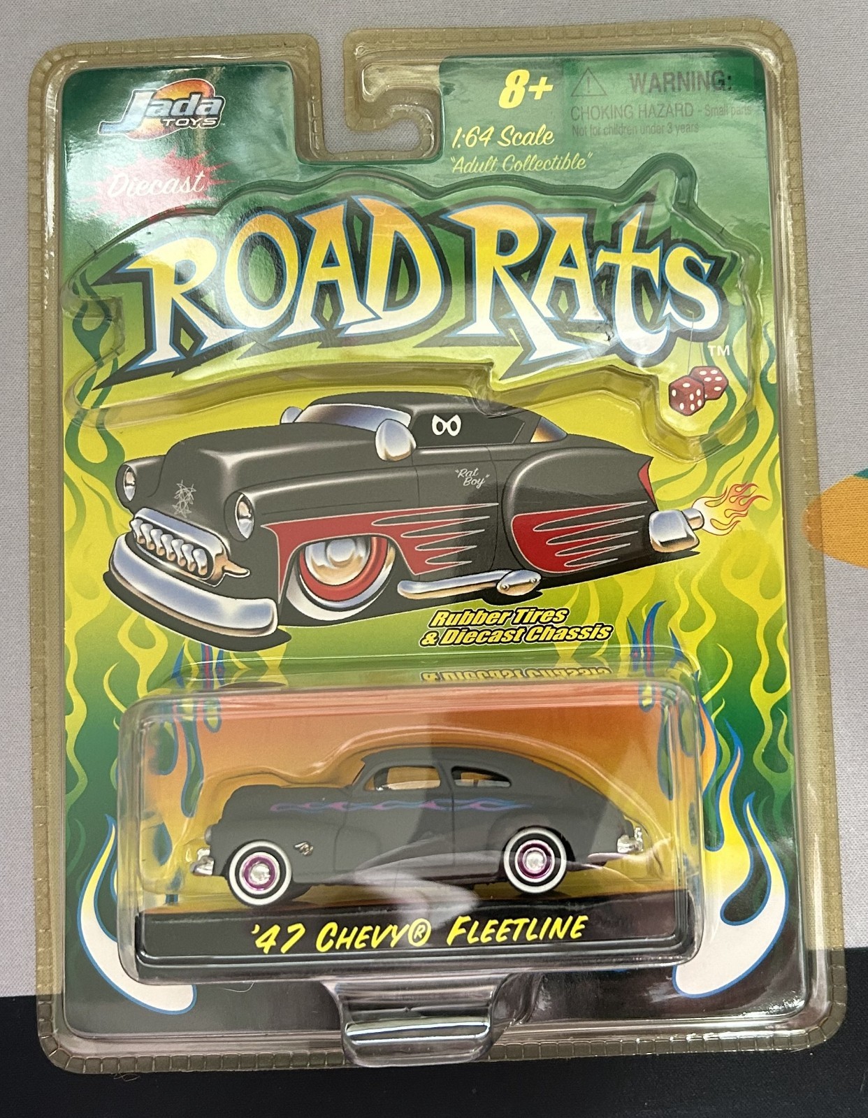 Jada Toys Road Rats 1947 Chevy Fleetline Gray 1:64 Scale 2002 NIP