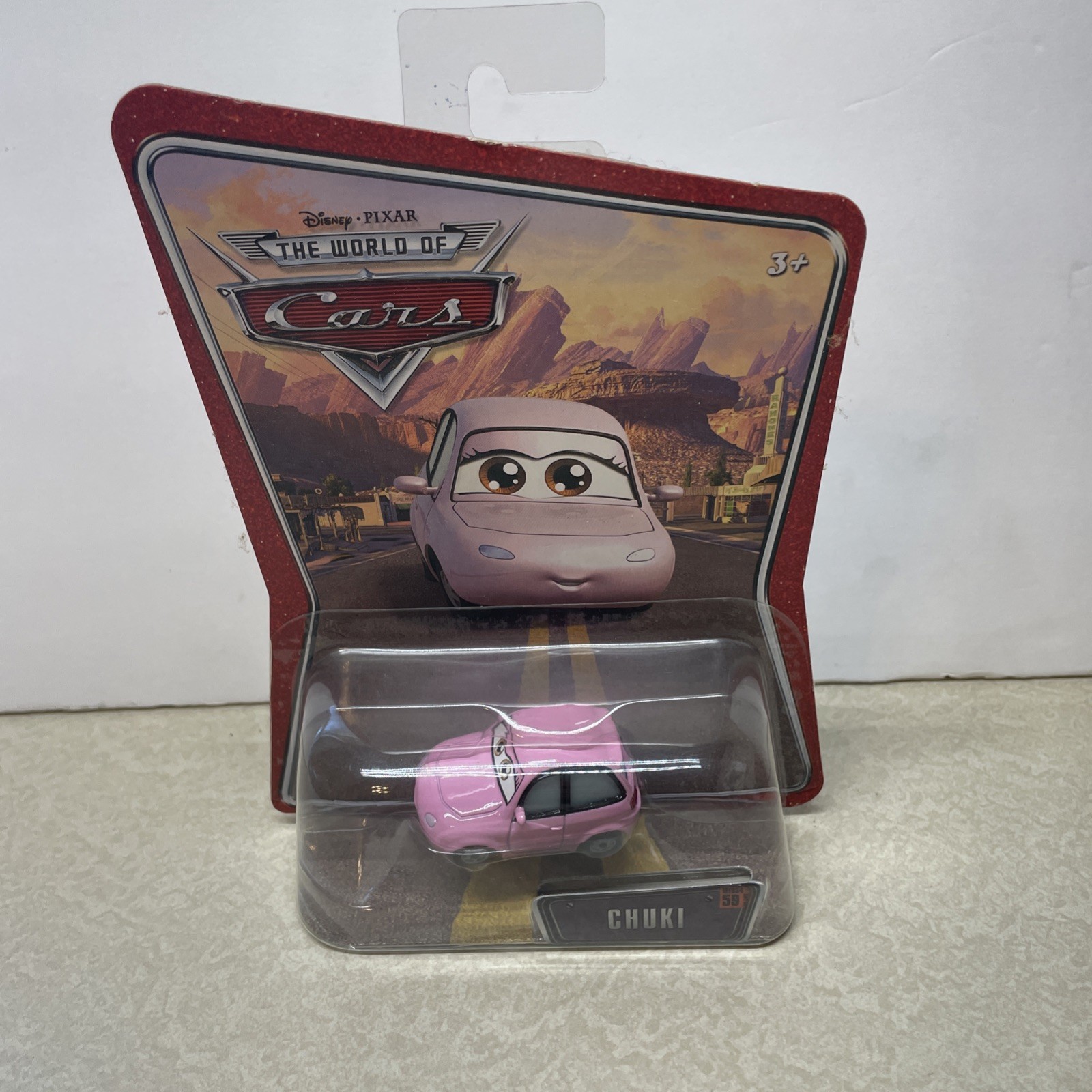 2008 Disney Pixar The World of Cars #59 “Chuki” New, Unopened Blister Package