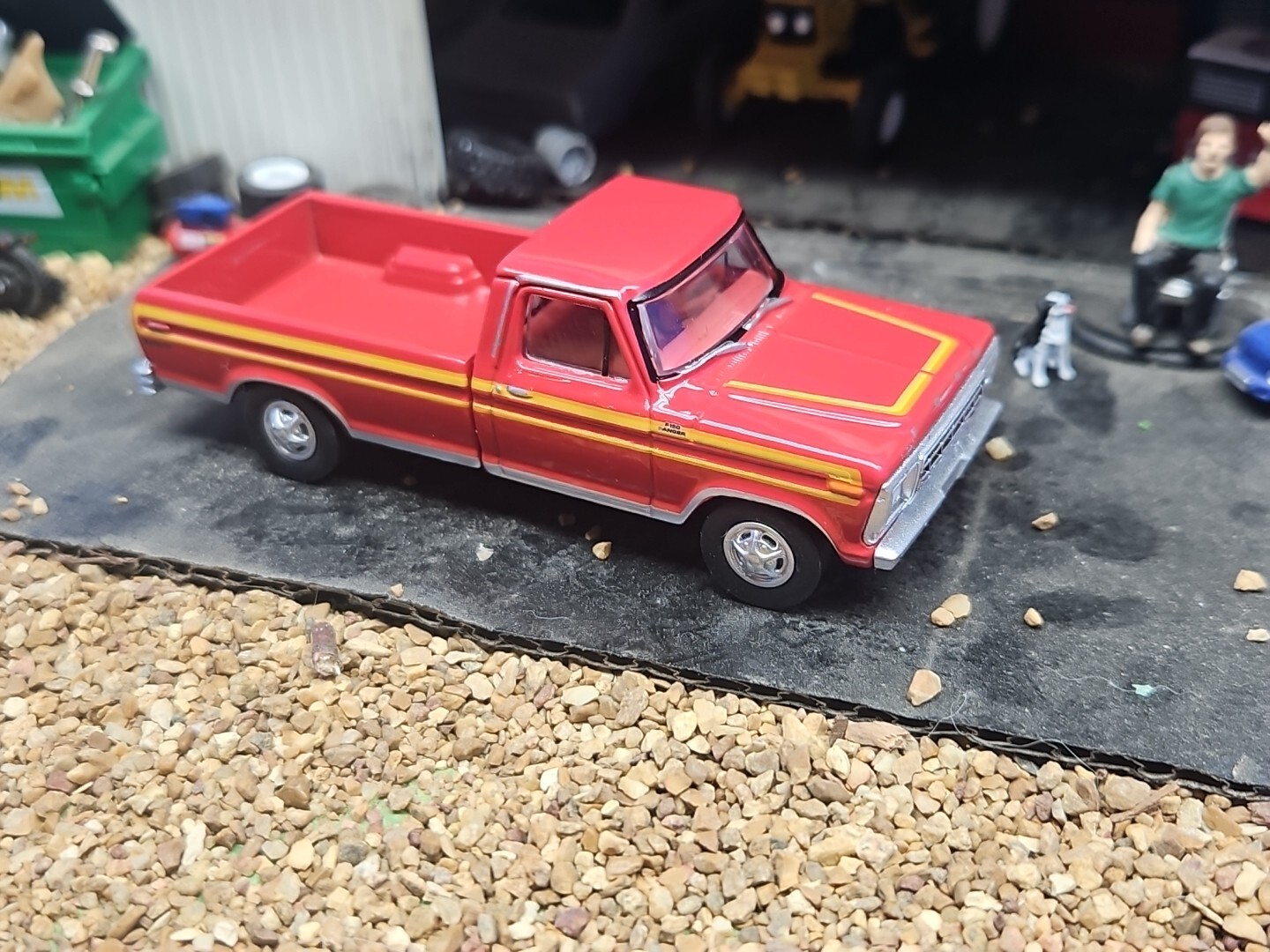 Custom Made 1978 Ford F-150 RANGER XLT 4×4 Greenlight Pickup Truck Fargo F250 79