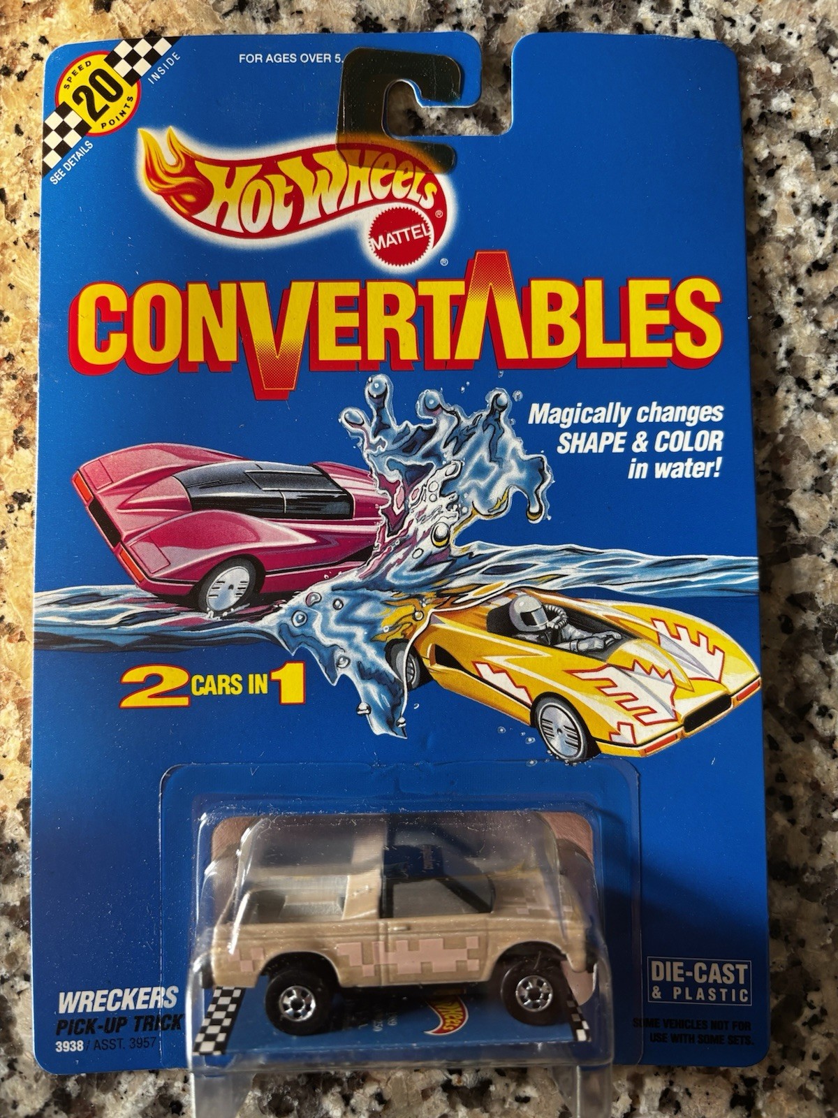 1990 Mattel Hot Wheels Convertables