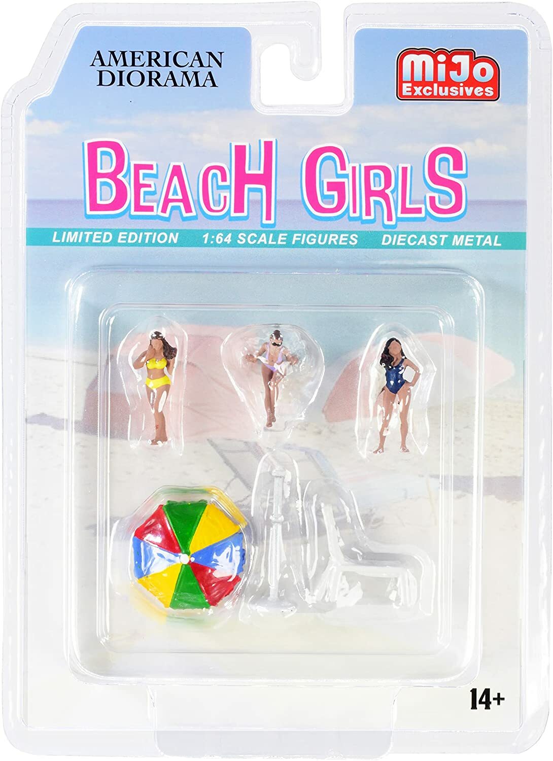 1/64 American Diorama 6 pc. Beach Girls Set – MiJo exclusive