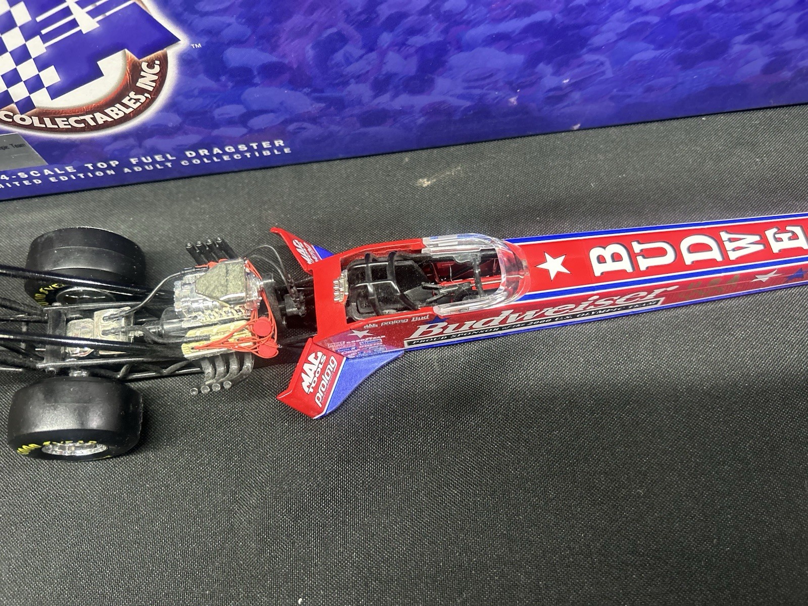 Kenny Bernstein Budweiser US Olympic Team NHRA Top Fuel Dragster 1/24 Diecast
