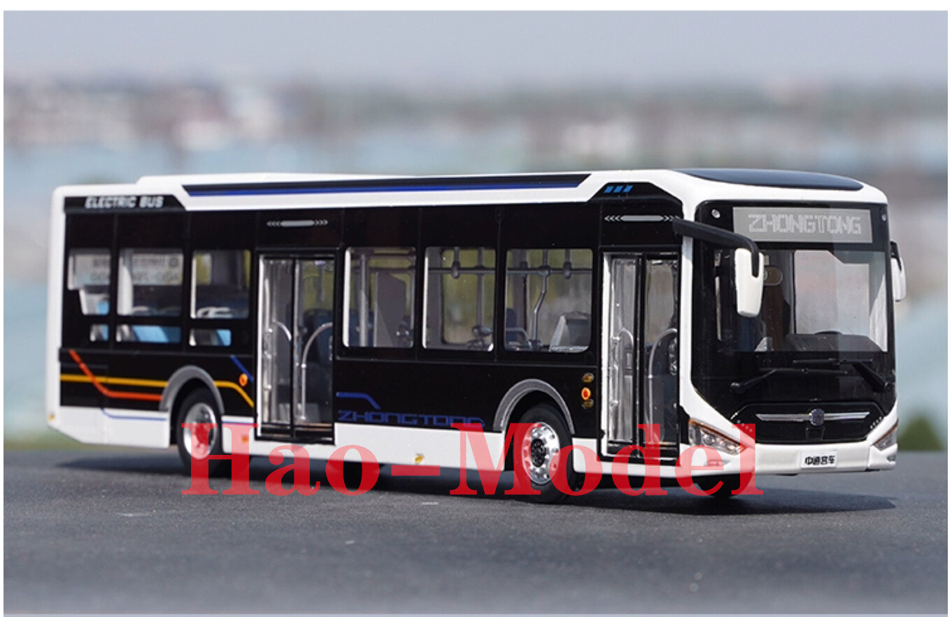 1:42 Zhongtong LCK6126EVGRA1 Bus Model Alloy Diecast Hobby Toys Collection White
