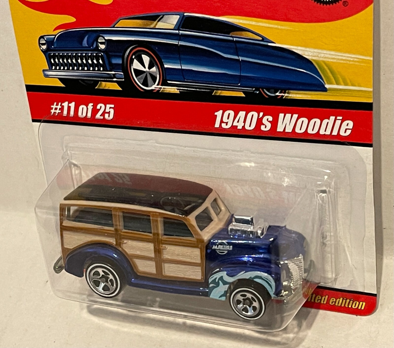 HW 1940’s WOODIE SPECTRAFLAME BLUE 2004 SERIES 1 CLASSICS #11