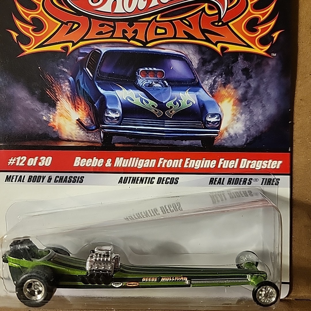 Hot Wheels Drag Strip Demons, #12 of 30, Beebe & Mulligan Front Engine Fuel Drag