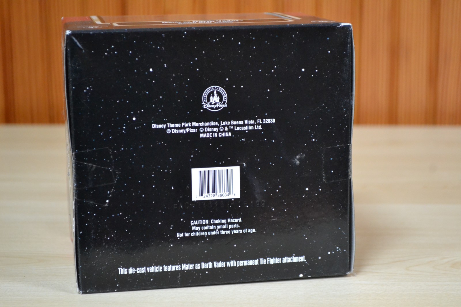 Disney Cars Park Exclusive 1:55 Star Wars Mater as Darth Vader Death Star Battle