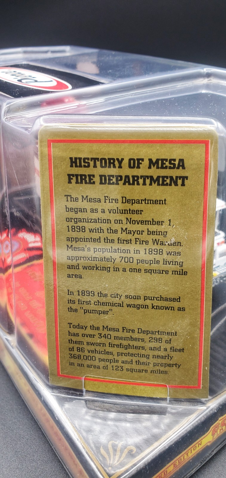 Code 3 Collectibles 1/64 Mesa Fire Dept. #12761 Pierce E203