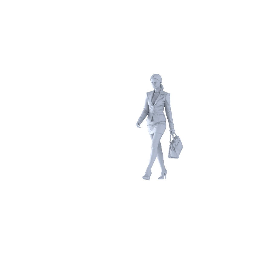 MRY-SFW 1/64/87 Modern Figure Office Commuter Pedestrian Business HO N Miniature