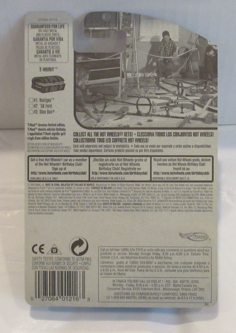 2003 HOT WHEELS TREASURE HUNTS ~HOOLIGAN With Real Riders~ NEAR MINT ~
